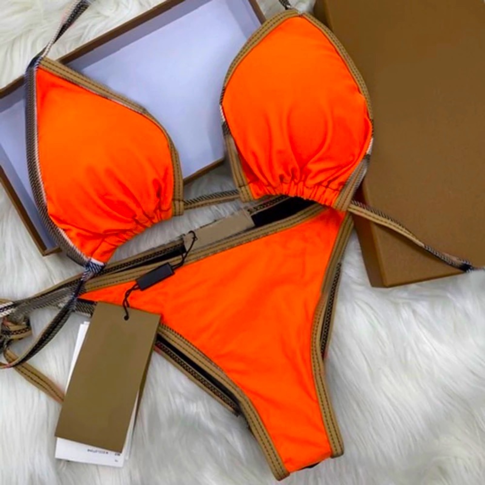 Orange piping Bikini BN LAST ONE 🌹🌹